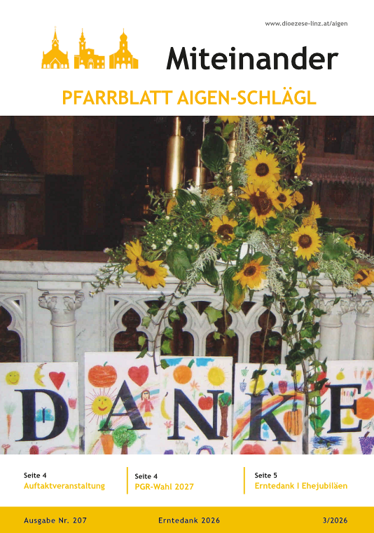 Pfarrblatt Titelseite
