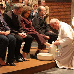 Abendmahlsmesse und Fußwaschung