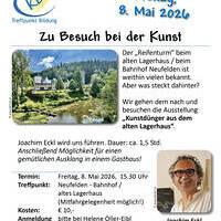 Einladung 'Zu Besuch bei der Kunst', 8. Mai 2026