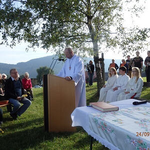 Bergmesse bei der Gerolderkapelle