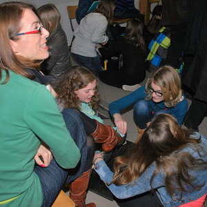 Vorstellgottesdienst und Schuhputzaktion der Firmlinge