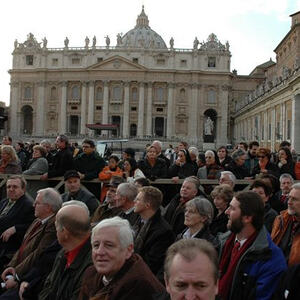 Rom - Christbaum für Papst