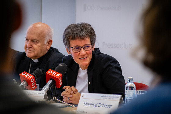 Pressekonferenz / © Diözese Linz / Johannes Kienberger Univ.-Prof.in Dr.in Klara A. Csiszar