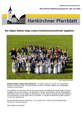 Pfarrblatt Juni 2022