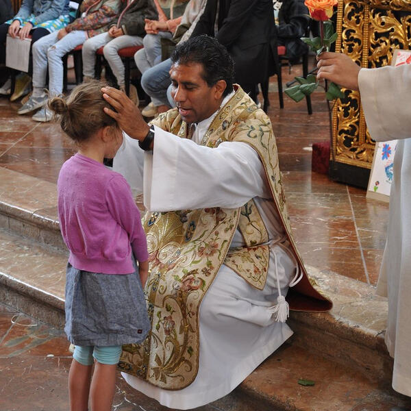 Abschied des Pfarrer P. Brian