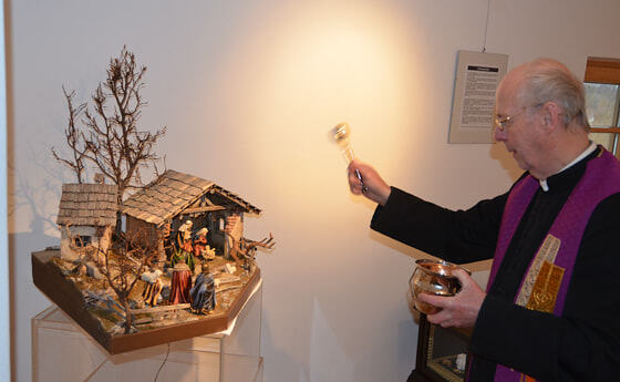 Krippenausstellung und Segung der Krippen