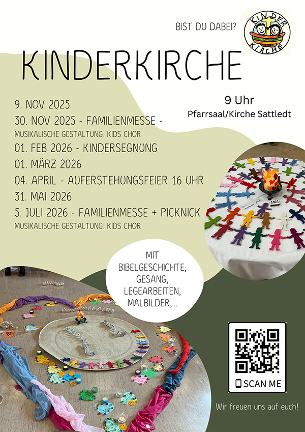Kinderkirche 2026 / Pfarrgemeinde Sattledt Kinderkirche 2026