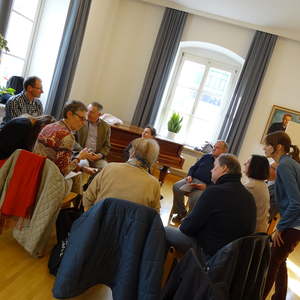 Marina Ragger bei der 'lieblich gedackten' Gruppe...