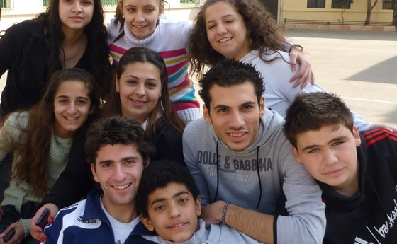 Jugendliche im Don Bosco Zentrum in Damaskus.