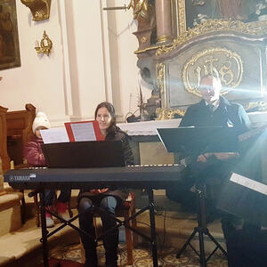 Familie Husch gestaltete musikalisch den Barmherzigkeitsabend 2019