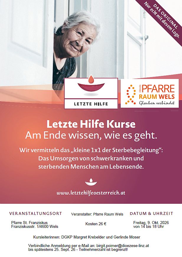 Letzte Hilfe Kurs / Hospiz Letzte Hilfe Kurs