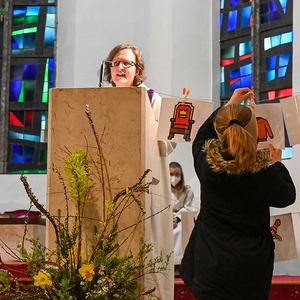Palmsonntag in der Pfarrke Kirchdorf an der Krems
