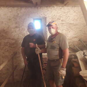 Impressionen von der Kirchturmsanierung