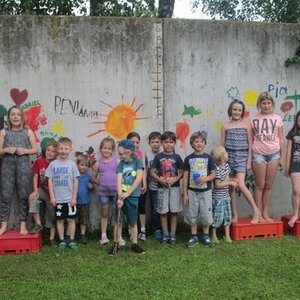 Zelten im Pfarrgarten