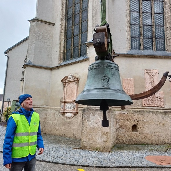 Die älteste Glocke des Geläutes St. Stephan