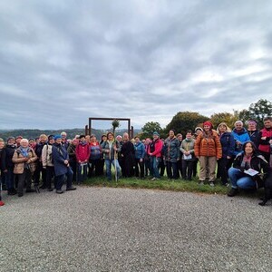 unterwegs auf dem Landschaftsrahmenweg