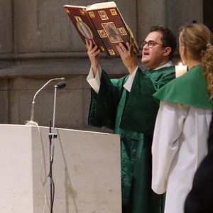 Generalprobe für den Rundfunkgottesdienst aus dem Mariendom Linz