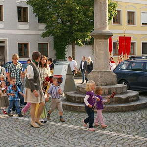 Erntedankfest mit Pfarrfoto