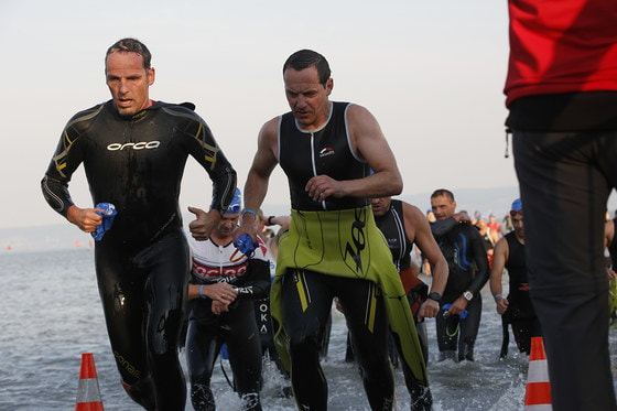 Helmut Eder beim Austria Triathlon Podersdorf