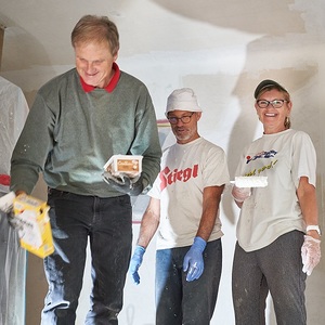 Emporenaufgang ausmalen