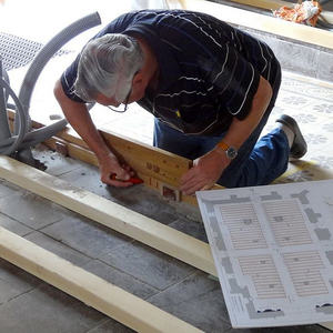 Impressionen vom Bodenverlegen am 04.08.2016