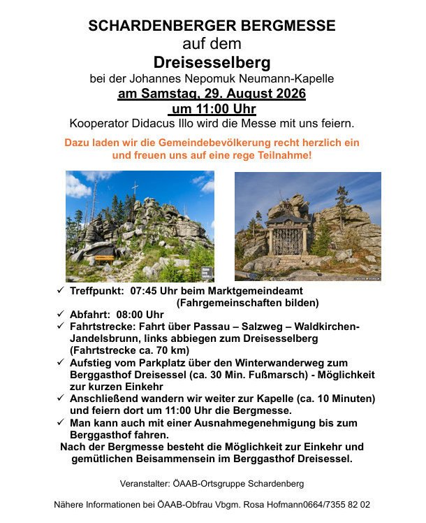 Schardenberger / Rosa Hofmann Bergmesse