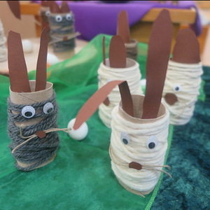 auch den Osterhasen kann man schon entdecken