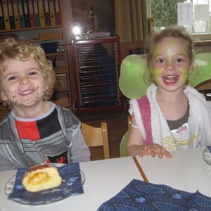 Fasching, Vogelhochzeit im Kindergarten
