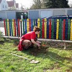 Arbeiten am Familienspielplatz