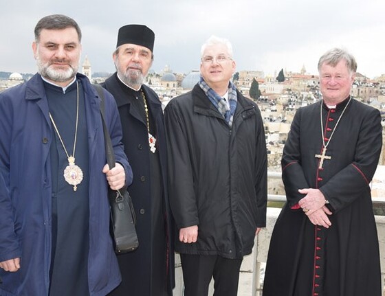 Petrosyan, Dura, Hennefeld, Scheuer / © Ökumenischer Rat der Kirchen Keine einfachen Antworten für Konflikt im Heiligen Land