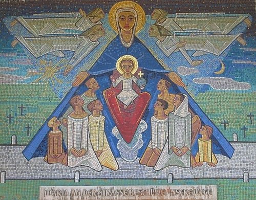 Maria an der Straße