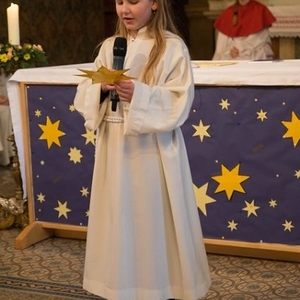 Ministrantenaufnahme und Danke an Albert Pesendorfer