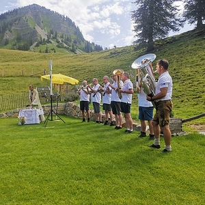 Messe bei der Poschnhütte