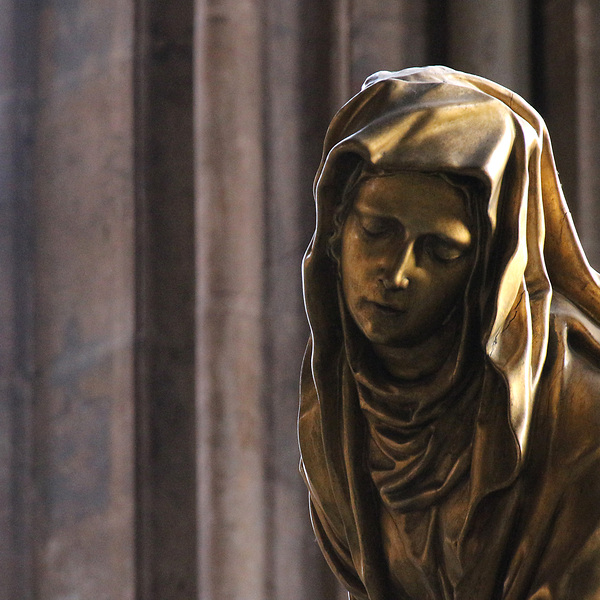 Foto: Peter Weidemann, Pfarrbriefservice.de - Bamberger Dom, Westchor, Figur der Kreuzigungsgruppe