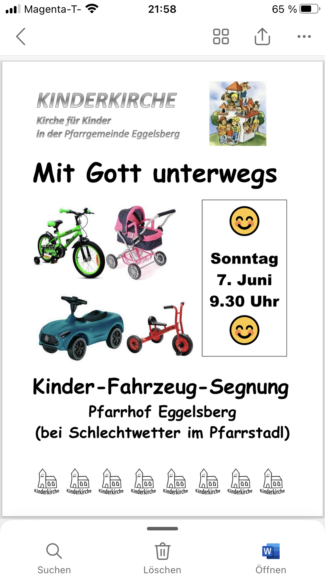 Fahrzeugsegnung