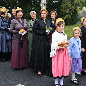 Festzug mit der Erntekrone