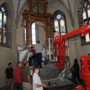 Ausräumen und Mauerwerksarbeiten, Boden