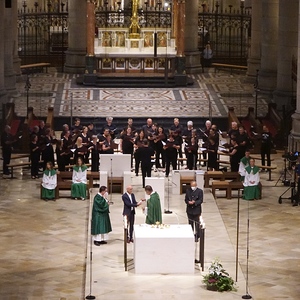 Generalprobe für den Rundfunkgottesdienst aus dem Mariendom Linz