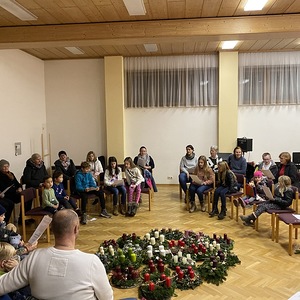 Familienadventkranzsegung