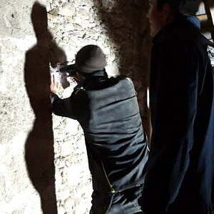 erste Fotos von der Dachstuhlsanierung