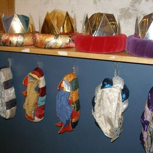 Sternsingerprobe im Pfarrheim am 28. Dezember 2008.