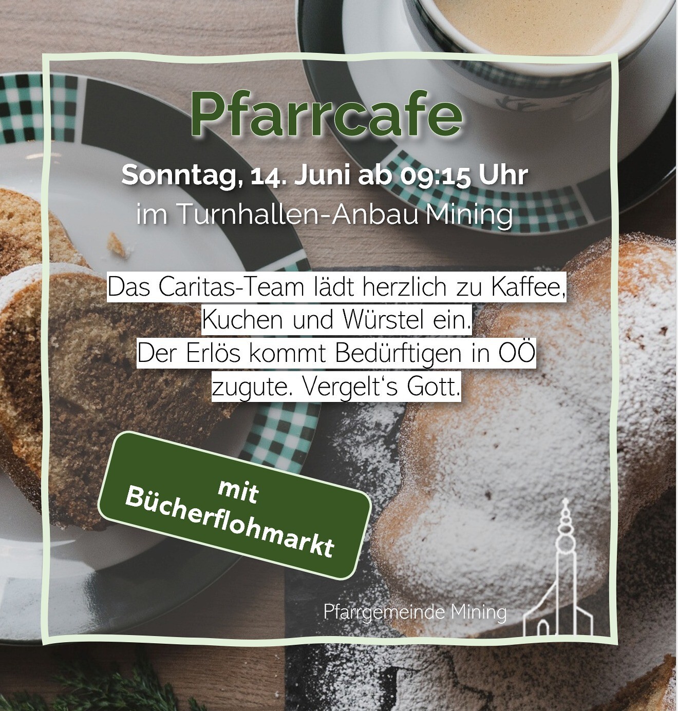 Pfarrkaffee mit Bücherflohmarkt