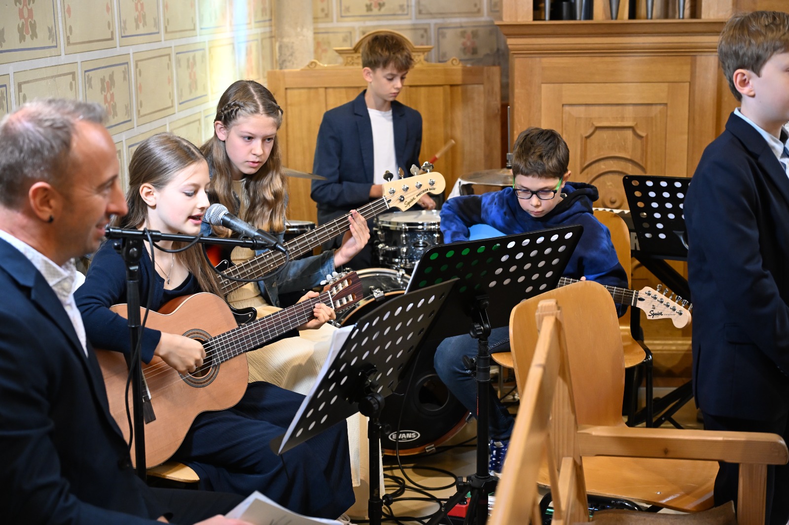 Jugendband 'the rock childs' / © Vorbereitungsteam Erstkommunion