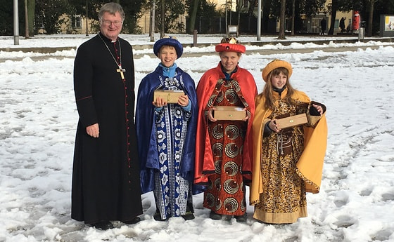 Sternsingeraktion 2019 mit Bischof