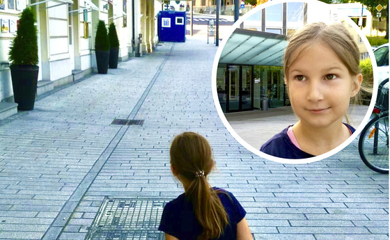 Kids-Abonnentin am Weg in die Studiobühne