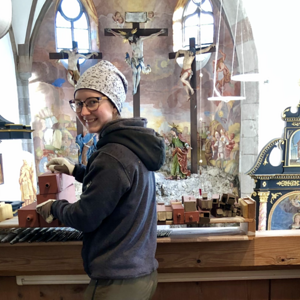 Theresa Engelbrecht angehende Orgelbauerin und Organistin