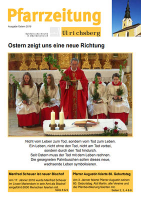Pfarrzeitung Ostern 2016