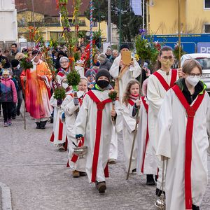 Palmprozession und Heilige Messe