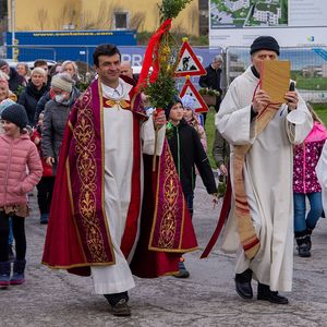 Palmprozession und Heilige Messe