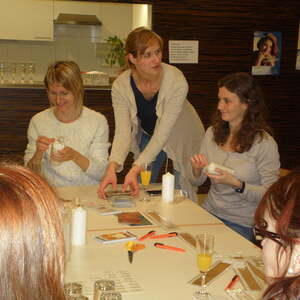 Kerzen verzieren und Lichtmeßfeier